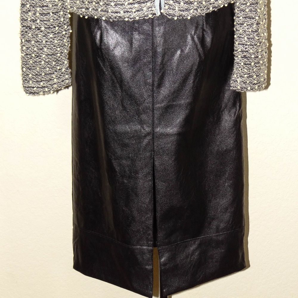 Black Leather Skirt